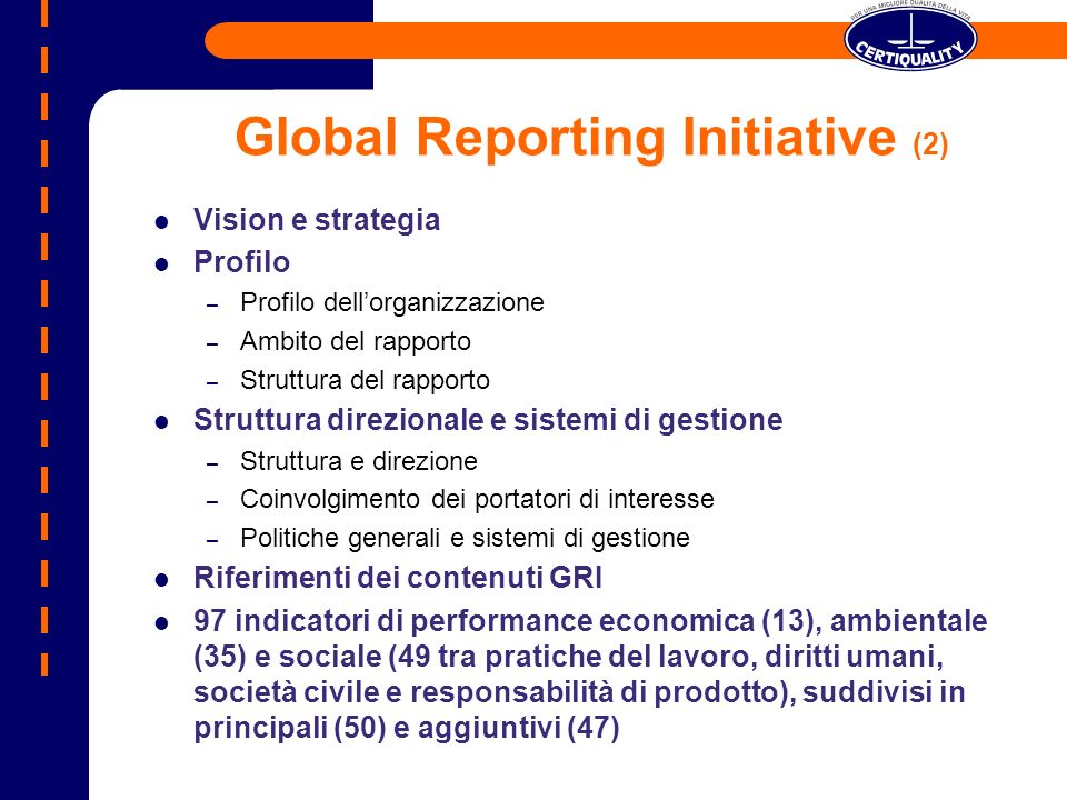 Schema Di Verifica Dei Rapporti E Bilanci Ambientali Ppt Scaricare